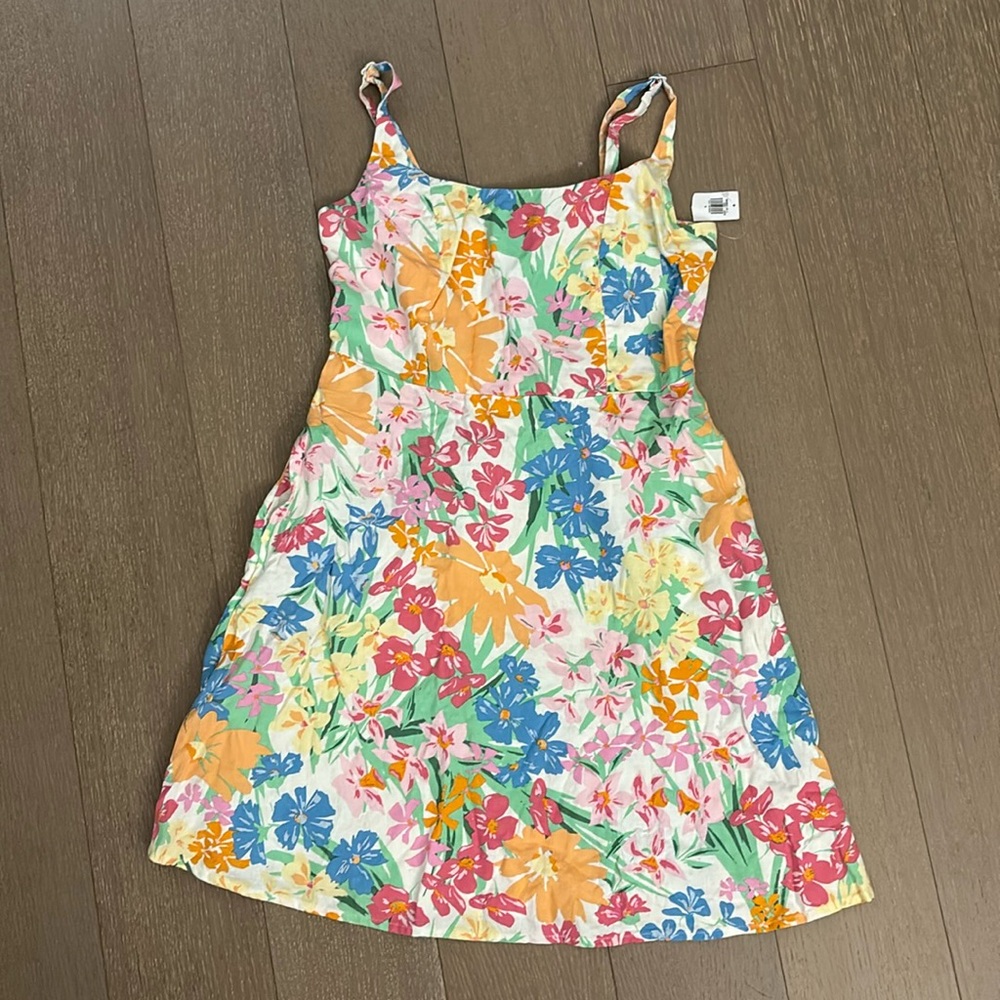 Beautiful floral spring dress
